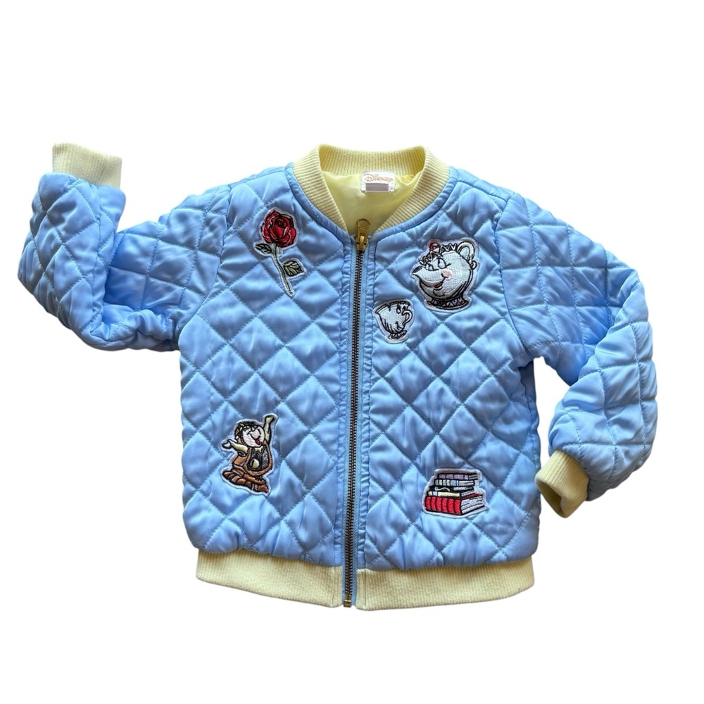 Vintage Disney Collection Tutu Couture Beauty & Beast Quilted Jacket Size 3T